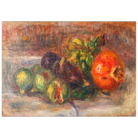 puzzleplate Pomegranate and Figs (Grenade et figues) (1917) by Pierre-Auguste Renoir 500 Puzzle