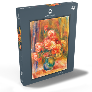 Vase of Roses (c. 1890–1900) by Pierre-Auguste Renoir 100 Puzzle Schachtel Ansicht2
