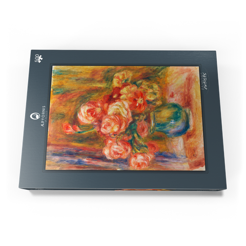 Vase of Roses (c. 1890–1900) by Pierre-Auguste Renoir 500 Puzzle Schachtel Ansicht3