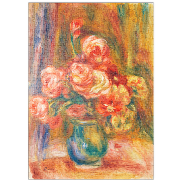 puzzleplate Vase of Roses (c. 1890–1900) by Pierre-Auguste Renoir 500 Puzzle