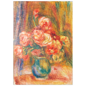 Darstellung des Puzzle Motivs Vase of Roses (c. 1890-1900) by Pierre-Auguste Renoir - Puzzleteile: 500
