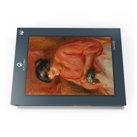 Girl Darning (Femme reprisant) (1909) by Pierre-Auguste Renoir 500 Puzzle Schachtel Ansicht3