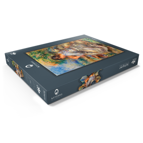 Darstellung des Puzzle Motivs Girl Seated in a Landscape (1914) by Pierre-Auguste Renoir - Puzzleteile: 100