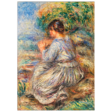 puzzleplate Girl Seated in a Landscape (Jeune fille assise dans un jardin) (1914) by Pierre-Auguste Renoir 200 Puzzle