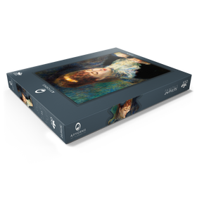 Darstellung des Puzzle Motivs Woman Crocheting (Femme faisant du crochet) (1877) by Pierre-Auguste Renoir - Puzzleteile: 100