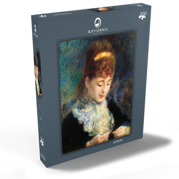 Woman Crocheting (Femme faisant du crochet) (1877) by Pierre-Auguste Renoir 100 Puzzle Schachtel Ansicht2