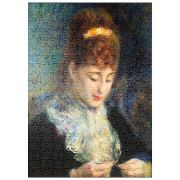 puzzleplate Woman Crocheting (Femme faisant du crochet) (1877) by Pierre-Auguste Renoir 200 Puzzle