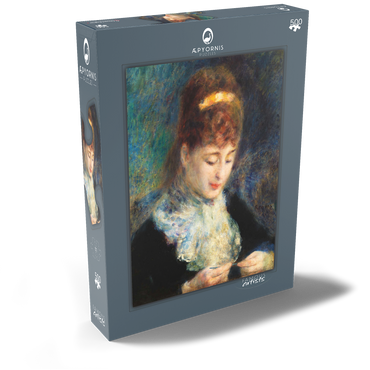 Woman Crocheting (Femme faisant du crochet) (1877) by Pierre-Auguste Renoir 500 Puzzle Schachtel Ansicht2