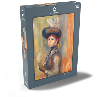 Girl in Gray-Blue (1889) by Pierre-Auguste Renoir 1000 Puzzle Schachtel Ansicht2