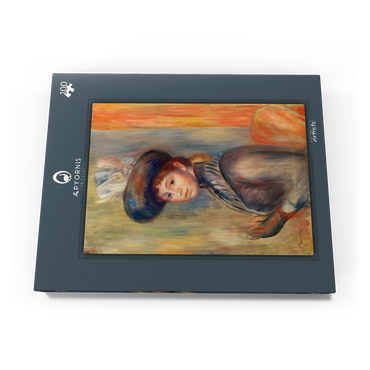 Girl in Gray-Blue (1889) by Pierre-Auguste Renoir 100 Puzzle Schachtel Ansicht3