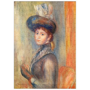 puzzleplate Girl in Gray-Blue (1889) by Pierre-Auguste Renoir 200 Puzzle