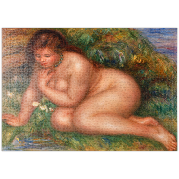 puzzleplate Bather Gazing at Herself in the Water (Baigneuse se mirant dans l'eau) (1910) by Pierre-Auguste Renoir 1000 Puzzle
