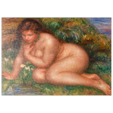 puzzleplate Bather Gazing at Herself in the Water (Baigneuse se mirant dans l'eau) (1910) by Pierre-Auguste Renoir 500 Puzzle