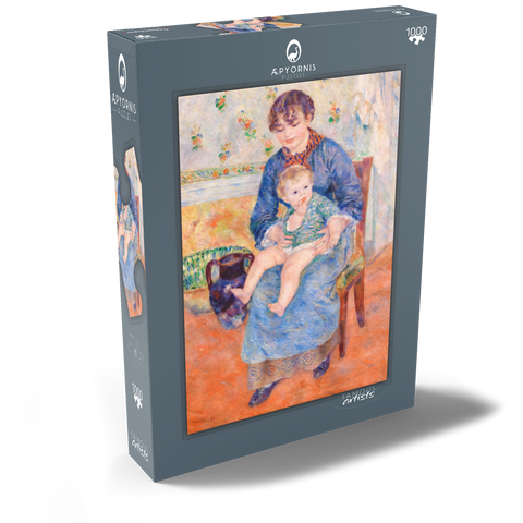 Young Mother (Jeune mère) (1881) by Pierre-Auguste Renoir 1000 Puzzle Schachtel Ansicht2