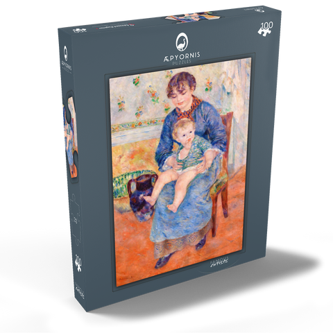 Young Mother (Jeune mère) (1881) by Pierre-Auguste Renoir 100 Puzzle Schachtel Ansicht2