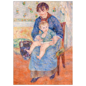 Darstellung des Puzzle-Motivs Young Mother (Jeune mère) (1881) by Pierre-Auguste Renoir – Puzzleteile: 500