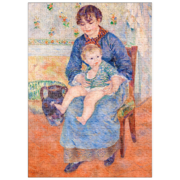 puzzleplate Young Mother (Jeune mère) (1881) by Pierre-Auguste Renoir 500 Puzzle