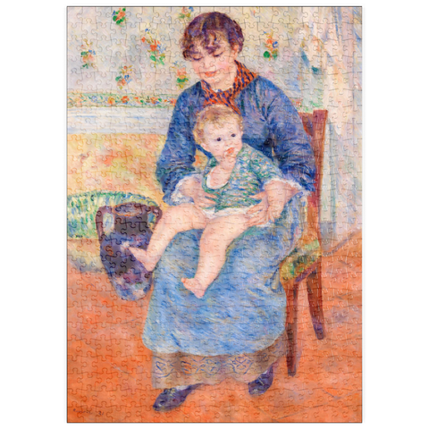 puzzleplate Young Mother (Jeune mère) (1881) by Pierre-Auguste Renoir 500 Puzzle