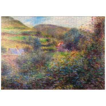 puzzleplate Environs of Berneval (1879) by Pierre-Auguste Renoir 1000 Puzzle