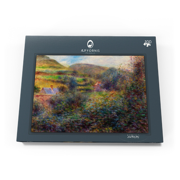 Environs of Berneval (1879) by Pierre-Auguste Renoir 100 Puzzle Schachtel Ansicht3