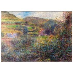 Darstellung des Puzzle-Motivs Environs of Berneval (1879) by Pierre-Auguste Renoir – Puzzleteile: 500