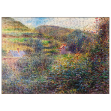puzzleplate Environs of Berneval (1879) by Pierre-Auguste Renoir 500 Puzzle