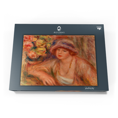 Woman Leaning (Femme accoudée) (1918) by Pierre-Auguste Renoir 1000 Puzzle Schachtel Ansicht3