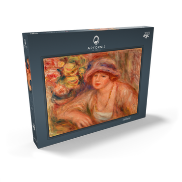 Woman Leaning (Femme accoudée) (1918) by Pierre-Auguste Renoir 100 Puzzle Schachtel Ansicht2