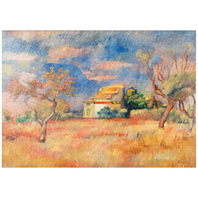 Darstellung des Puzzle-Motivs Dovecote at Bellevue (1888-1889) by Pierre-Auguste Renoir – Puzzleteile: 1000