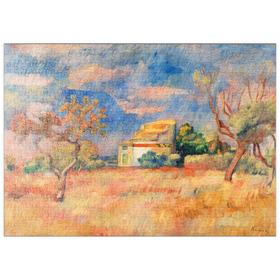 Darstellung des Puzzle Motivs Dovecote at Bellevue (1888-1889) by Pierre-Auguste Renoir - Puzzleteile: 500