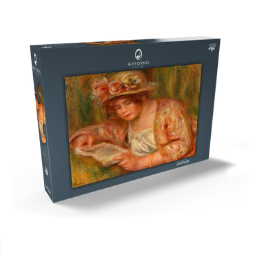 Andrée in a Hat, Reading (Andrée en chapeau, lisant) (1918) by Pierre-Auguste Renoir 500 Puzzle Schachtel Ansicht2
