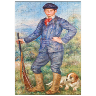 puzzleplate Jean as a Huntsman (1910) by Pierre-Auguste Renoir 100 Puzzle
