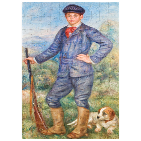 puzzleplate Jean as a Huntsman (1910) by Pierre-Auguste Renoir 100 Puzzle