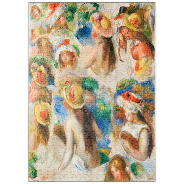 puzzleplate Study of Heads (Étude de têtes) (1890) by Pierre-Auguste Renoir 500 Puzzle