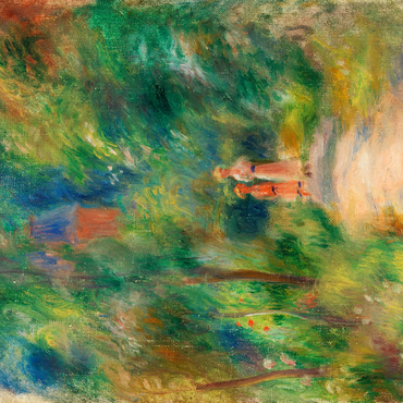 Two Figures on a Path (Deux figures dans un sentier) (1906) by Pierre-Auguste Renoir 100 Puzzle 3D Modell