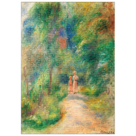 Darstellung des Puzzle-Motivs Two Figures on a Path (Deux figures dans un sentier) (1906) by Pierre-Auguste Renoir – Puzzleteile: 200