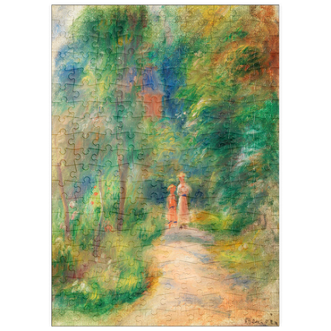 puzzleplate Two Figures on a Path (Deux figures dans un sentier) (1906) by Pierre-Auguste Renoir 200 Puzzle