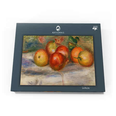 Apples, Oranges, and Lemons (Pommes, oranges et citrons) (1911) by Pierre-Auguste Renoir 100 Puzzle Schachtel Ansicht3