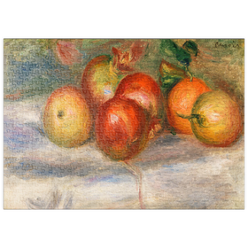 Darstellung des Puzzle-Motivs Apples, Oranges, and Lemons (1911) by Pierre-Auguste Renoir – Puzzleteile: 500