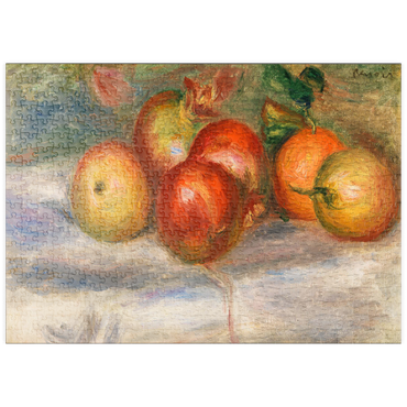 puzzleplate Apples, Oranges, and Lemons (Pommes, oranges et citrons) (1911) by Pierre-Auguste Renoir 500 Puzzle