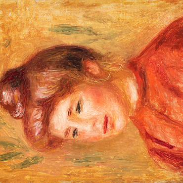 Bust of Woman in Red (Buste de femme en rouge) (1905–1908) by Pierre-Auguste Renoir 1000 Puzzle 3D Modell