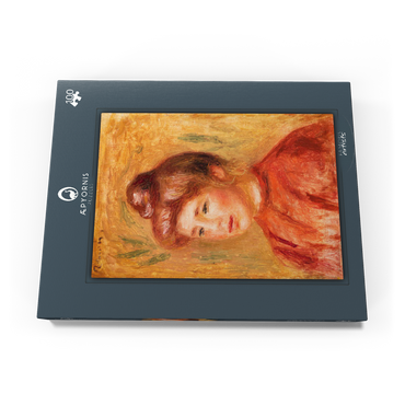 Bust of Woman in Red (Buste de femme en rouge) (1905–1908) by Pierre-Auguste Renoir 100 Puzzle Schachtel Ansicht3