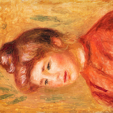 Bust of Woman in Red (Buste de femme en rouge) (1905–1908) by Pierre-Auguste Renoir 500 Puzzle 3D Modell