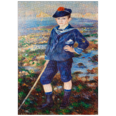 puzzleplate Sailor Boy (Portrait of Robert Nunès) (1883) by Pierre-Auguste Renoir 1000 Puzzle