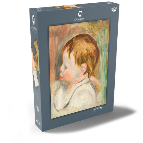 Baby's Head (Tête d'enfant, profil à gauche) (1895) by Pierre-Auguste Renoir 1000 Puzzle Schachtel Ansicht2