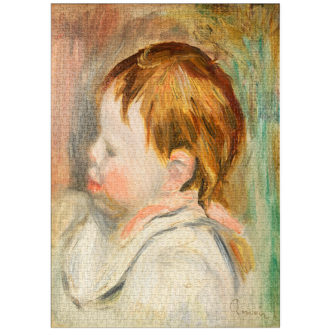 puzzleplate Baby's Head (Tête d'enfant, profil à gauche) (1895) by Pierre-Auguste Renoir 1000 Puzzle