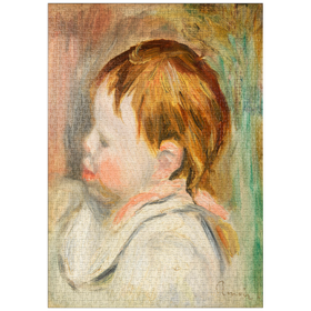 Darstellung des Puzzle Motivs Baby's Head (1895) by Pierre-Auguste Renoir - Puzzleteile: 1000