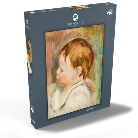 Baby's Head (Tête d'enfant, profil à gauche) (1895) by Pierre-Auguste Renoir 100 Puzzle Schachtel Ansicht2