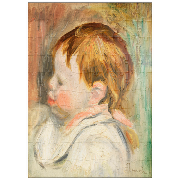puzzleplate Baby's Head (Tête d'enfant, profil à gauche) (1895) by Pierre-Auguste Renoir 100 Puzzle