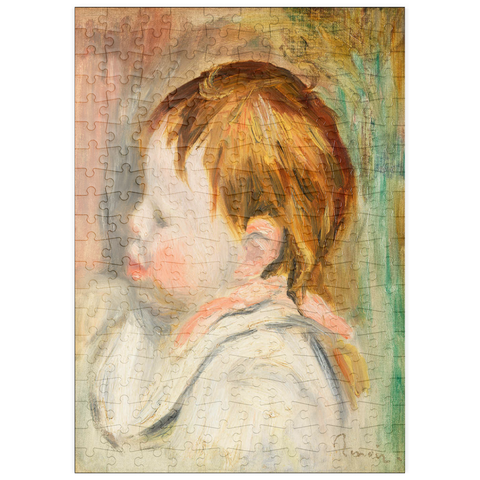 puzzleplate Baby's Head (Tête d'enfant, profil à gauche) (1895) by Pierre-Auguste Renoir 200 Puzzle
